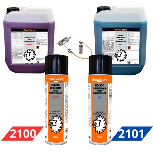 MOTOR SISTEM 2100 i 2101 tekućine za pranje i ispiranje DPF filtera